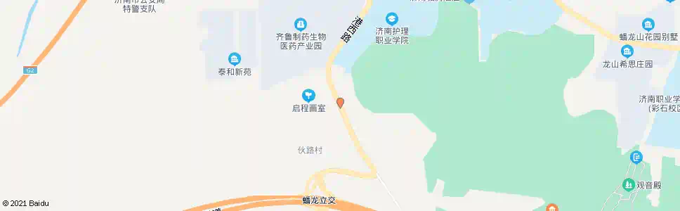 济南伙路_公交站地图_济南公交_妙搜公交查询2025