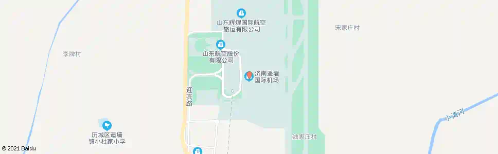济南济南遥墙国际机场_公交站地图_济南公交_妙搜公交查询2025