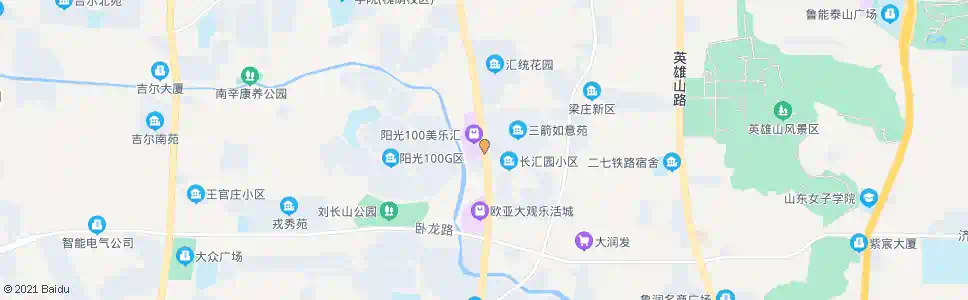 济南阳光新路刘长山路_公交站地图_济南公交_妙搜公交查询2025