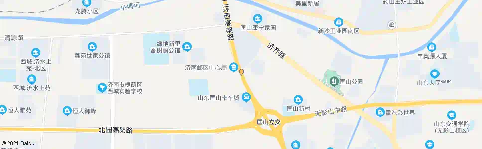 济南匡山村西_公交站地图_济南公交_妙搜公交查询2025