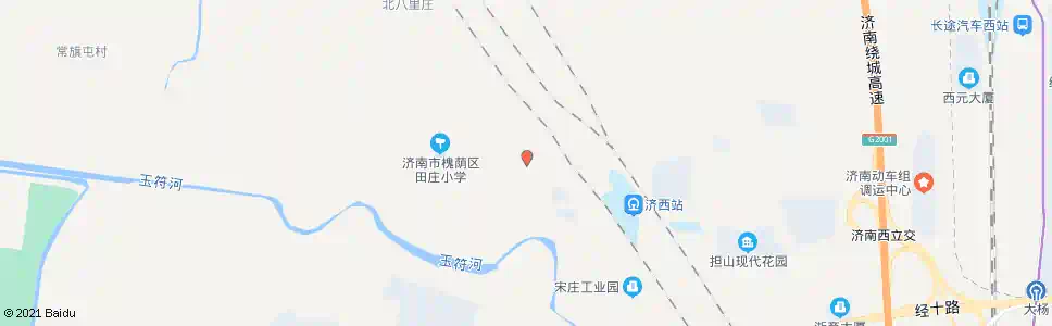 济南田家庄东_公交站地图_济南公交_妙搜公交查询2025