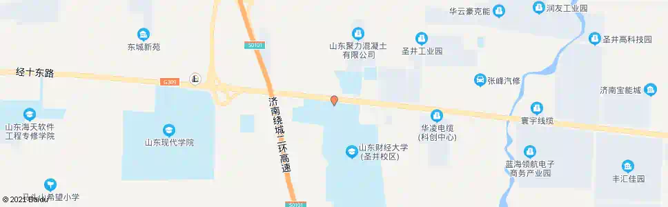 济南财经大学北门_公交站地图_济南公交_妙搜公交查询2025