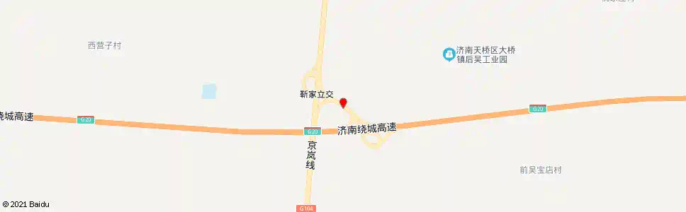 济南靳家_公交站地图_济南公交_妙搜公交查询2025