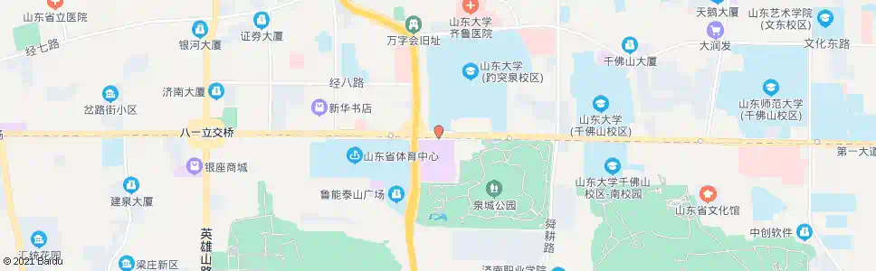 济南全民健身中心_公交站地图_济南公交_妙搜公交查询2025