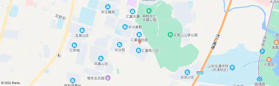 济南汇富小区_公交站地图_济南公交_妙搜公交查询2025
