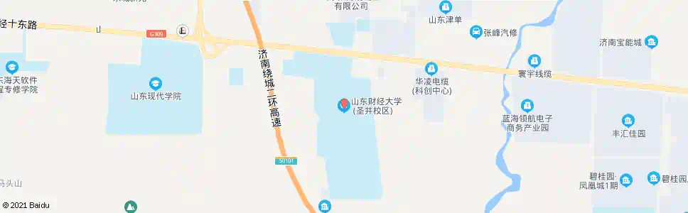 济南财经大学路口_公交站地图_济南公交_妙搜公交查询2025