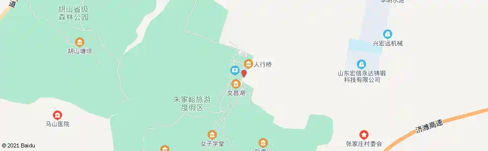 济南朱家峪_公交站地图_济南公交_妙搜公交查询2025