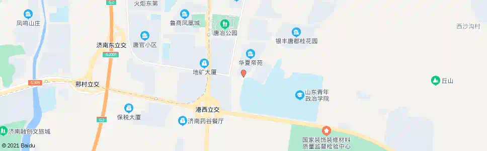 济南围子山路唐冶东路_公交站地图_济南公交_妙搜公交查询2025