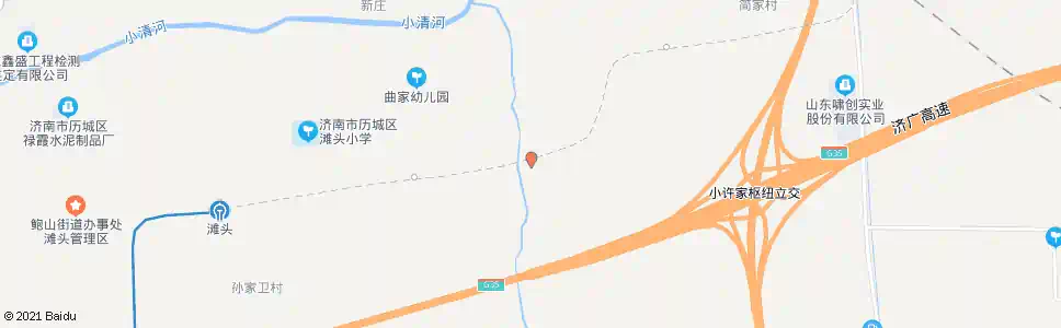 济南小刘家_公交站地图_济南公交_妙搜公交查询2025