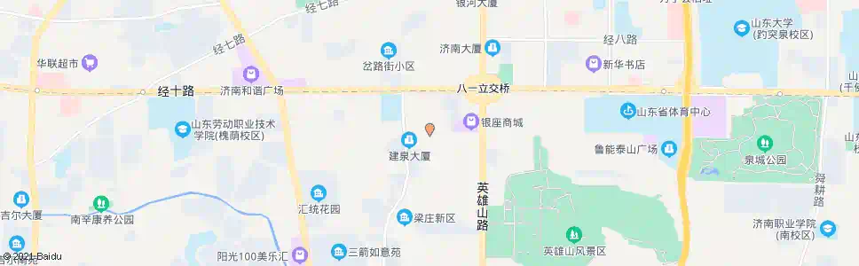 济南经十一路西口_公交站地图_济南公交_妙搜公交查询2025