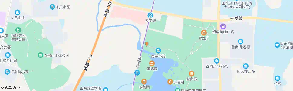 济南园博园西北门_公交站地图_济南公交_妙搜公交查询2025