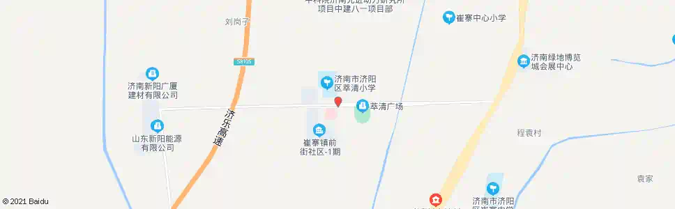 济南崔寨中心大街_公交站地图_济南公交_妙搜公交查询2025