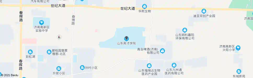 济南山东英才学院_公交站地图_济南公交_妙搜公交查询2025