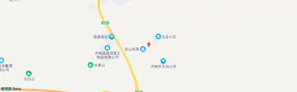 济南大涧玉龙山_公交站地图_济南公交_妙搜公交查询2025