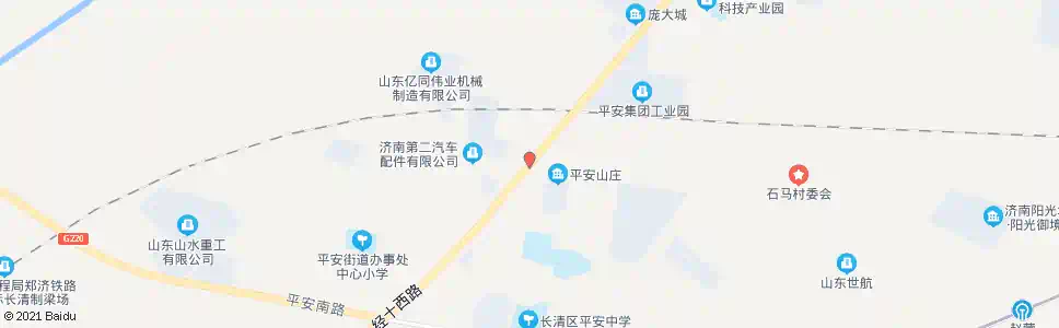 济南平安店北_公交站地图_济南公交_妙搜公交查询2025