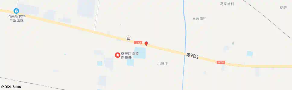 济南桑梓店镇政府北_公交站地图_济南公交_妙搜公交查询2025