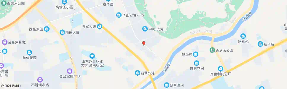 济南华山路_公交站地图_济南公交_妙搜公交查询2025
