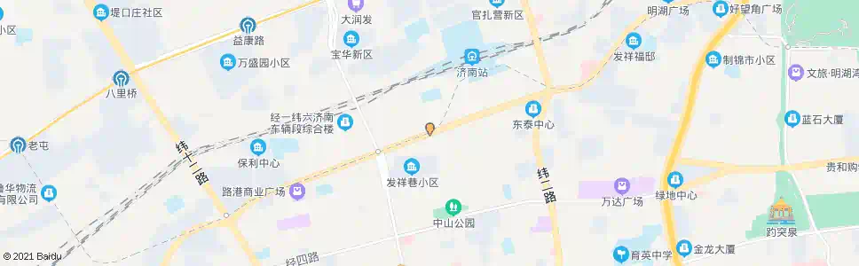 济南经一纬五_公交站地图_济南公交_妙搜公交查询2025