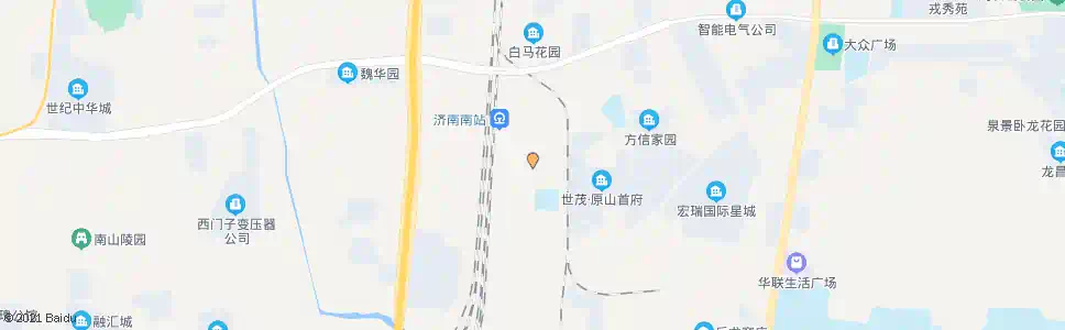 济南白马山铁路新村_公交站地图_济南公交_妙搜公交查询2025