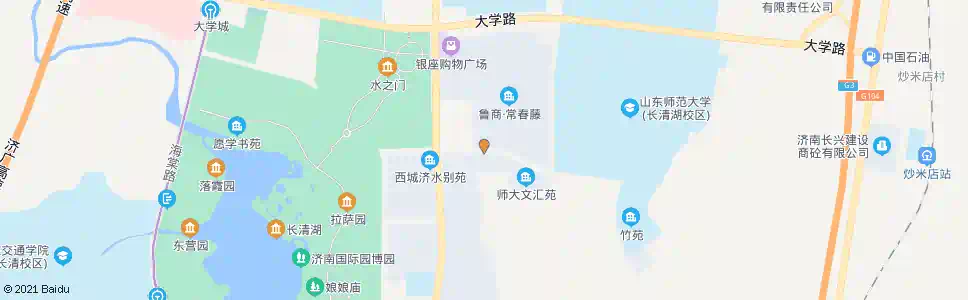 济南常春藤小区_公交站地图_济南公交_妙搜公交查询2025