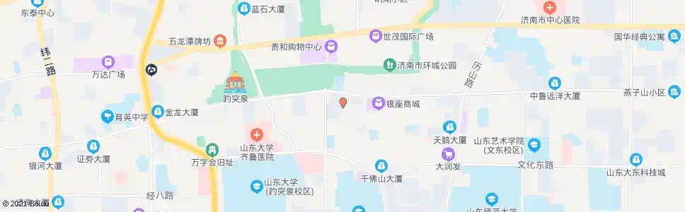 济南朝山街北口_公交站地图_济南公交_妙搜公交查询2025