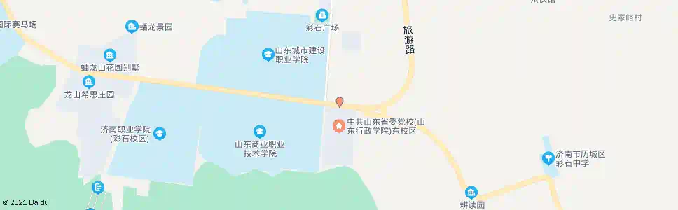 济南省委党校东校_公交站地图_济南公交_妙搜公交查询2025