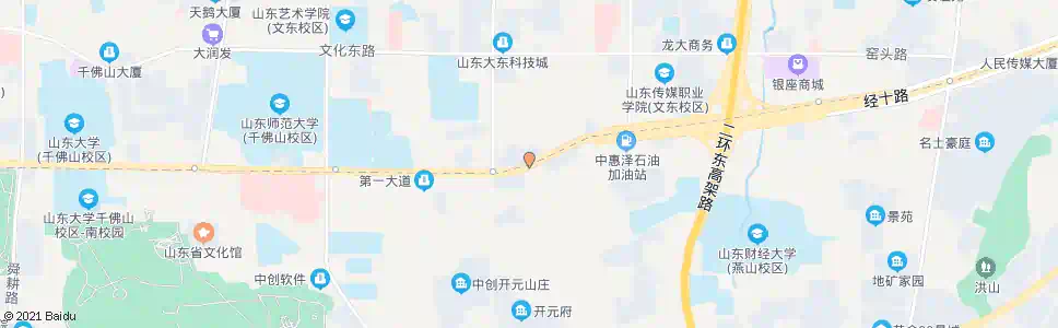 济南经十路山大路_公交站地图_济南公交_妙搜公交查询2025