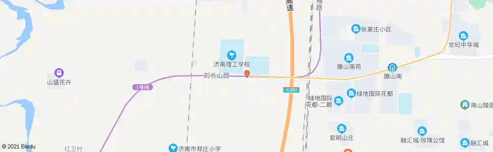 济南王府庄_公交站地图_济南公交_妙搜公交查询2025