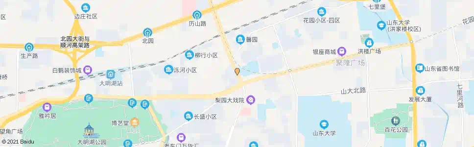 济南花园庄_公交站地图_济南公交_妙搜公交查询2025
