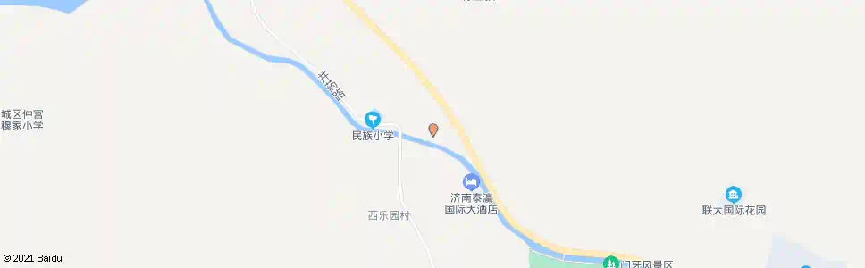 济南并渡口村_公交站地图_济南公交_妙搜公交查询2025