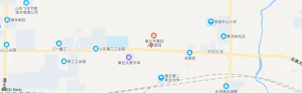 济南枣园医院_公交站地图_济南公交_妙搜公交查询2025