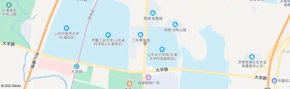 济南女子学院西门_公交站地图_济南公交_妙搜公交查询2025