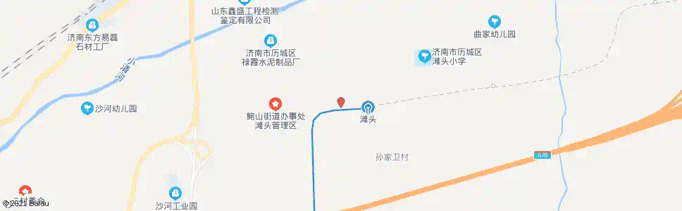 济南滩头东_公交站地图_济南公交_妙搜公交查询2025
