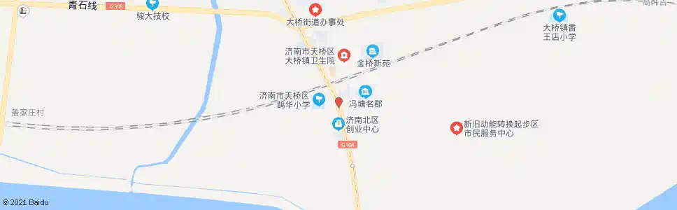 济南冯塘名郡_公交站地图_济南公交_妙搜公交查询2025