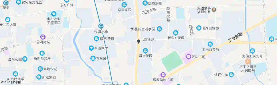 济南康虹路_公交站地图_济南公交_妙搜公交查询2025