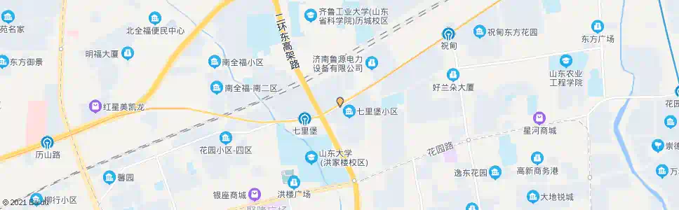 济南虞山大道西口_公交站地图_济南公交_妙搜公交查询2025
