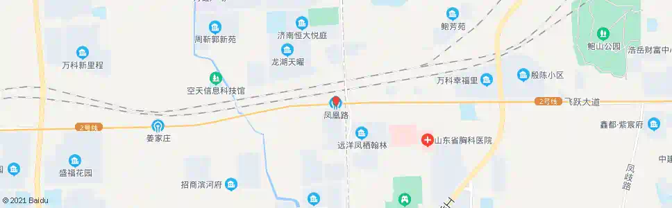 济南凤凰路北口_公交站地图_济南公交_妙搜公交查询2025