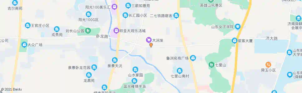 济南大学路西口_公交站地图_济南公交_妙搜公交查询2025