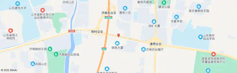济南邢村立交桥东_公交站地图_济南公交_妙搜公交查询2025