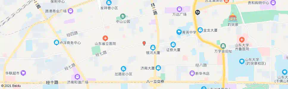 济南经七纬四_公交站地图_济南公交_妙搜公交查询2025