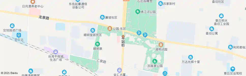 济南荷花广场_公交站地图_济南公交_妙搜公交查询2025