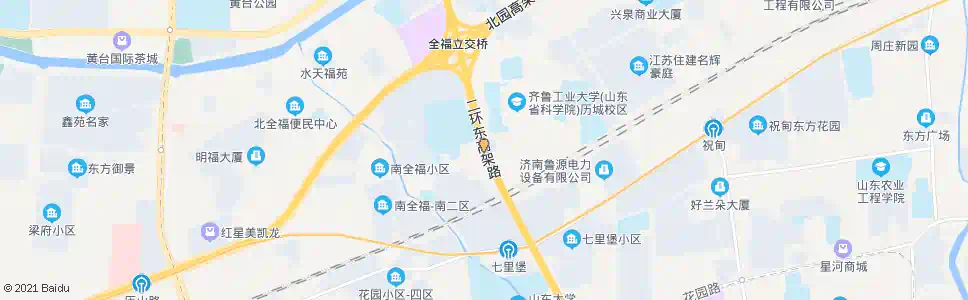 济南南全福街东口_公交站地图_济南公交_妙搜公交查询2025
