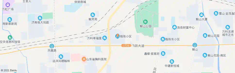 济南殷陈小区_公交站地图_济南公交_妙搜公交查询2025