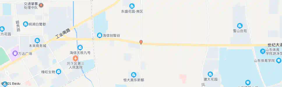济南世纪大道凤山路_公交站地图_济南公交_妙搜公交查询2025