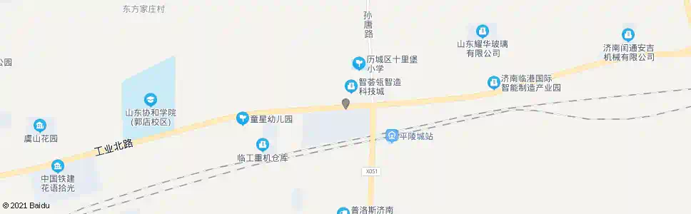 济南十里堡_公交站地图_济南公交_妙搜公交查询2025