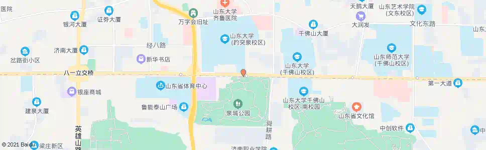 济南泉城公园北门_公交站地图_济南公交_妙搜公交查询2025