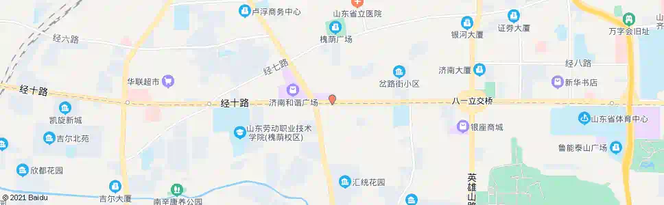 济南五里牌坊_公交站地图_济南公交_妙搜公交查询2025