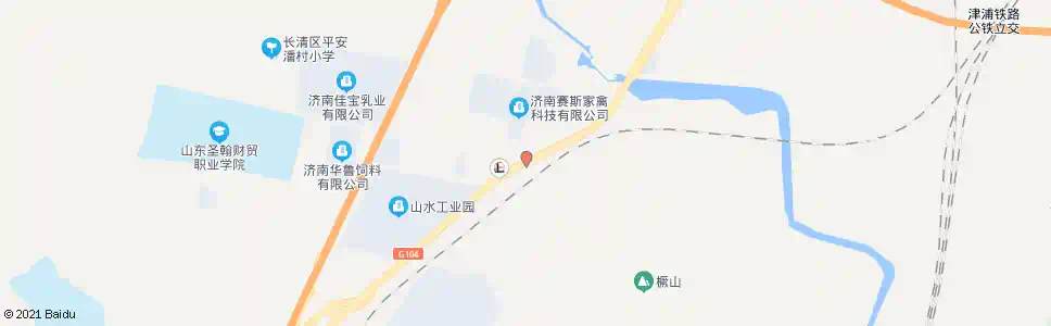 济南104国道明发路_公交站地图_济南公交_妙搜公交查询2025