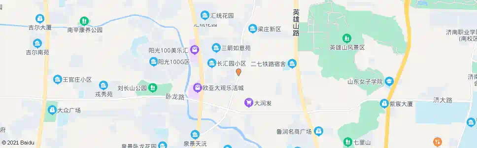 济南建设路刘长山路_公交站地图_济南公交_妙搜公交查询2025
