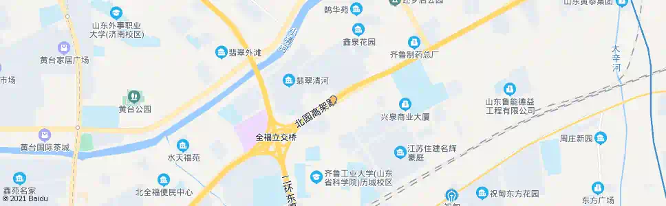 济南桑园赵社区_公交站地图_济南公交_妙搜公交查询2025
